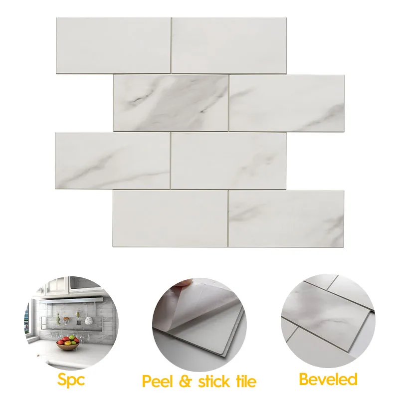 

indoor decoration wall cladding spc peel and stick wallpaper peel and stick backsplash tile