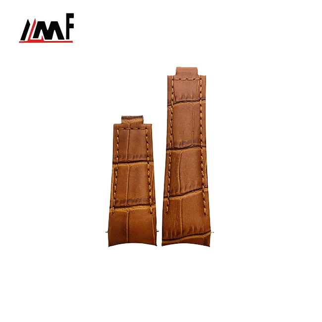 

Wholesale Replacement Tan Quick Release Accessories Genuine Calf leather 20mm Wrist Watch Band Strap For Rolex Daytona