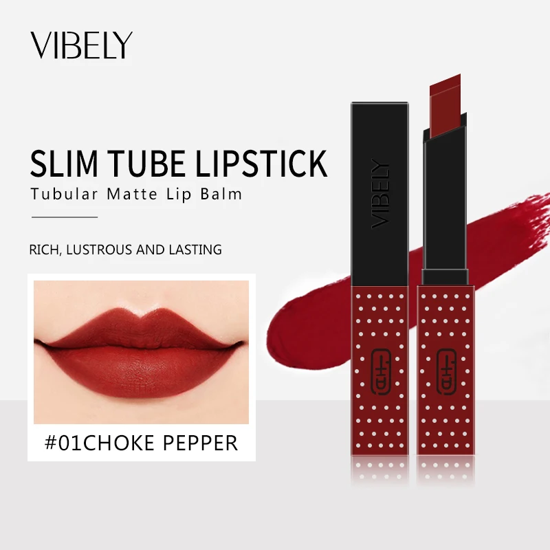 

Beauty Cosmetic Lips Natural Multi Colors Long Lasting Waterproof Matte Velvet Lipstick, 4 colors