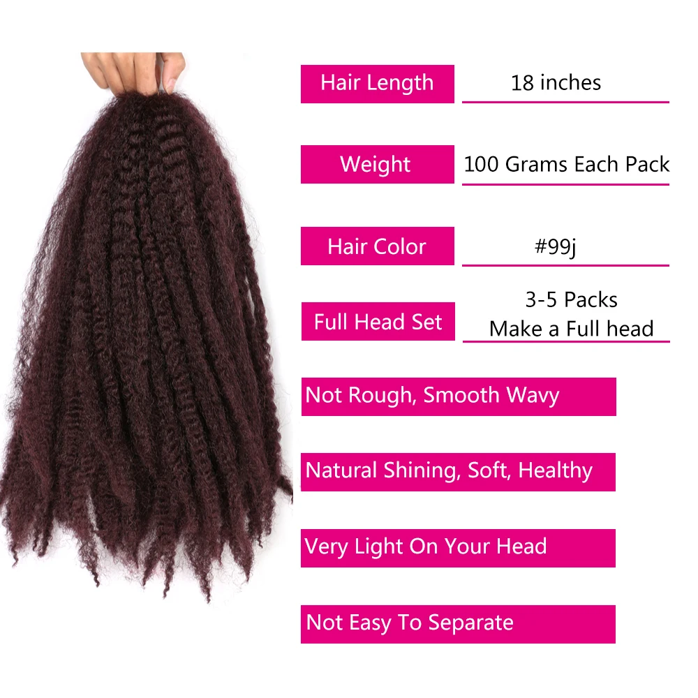 Hot Sell 20 Inch 110g Afro Kinky Curly Twist Braiding Hair Crochet Afro  Kinky Dreadlocks Marley Twist Hair - Buy Kinky Twist Hair,Afro Bulk Crochet  Hair,Afro Kinky Crochet Hair Extension Braid Product
