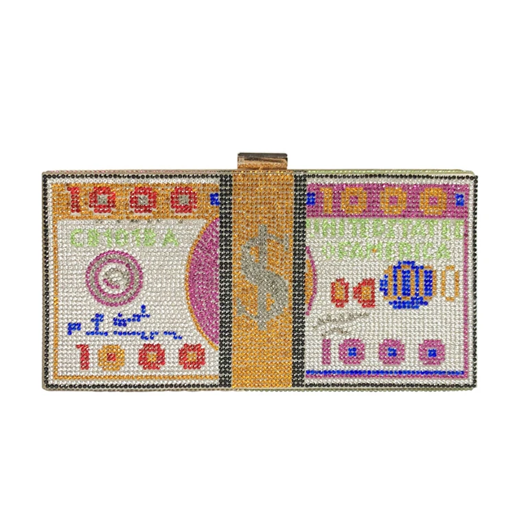 

Kenbo 2021 womens designer bags and purses diamond purse and dinner party handbag American dollar shoulder lady handbag