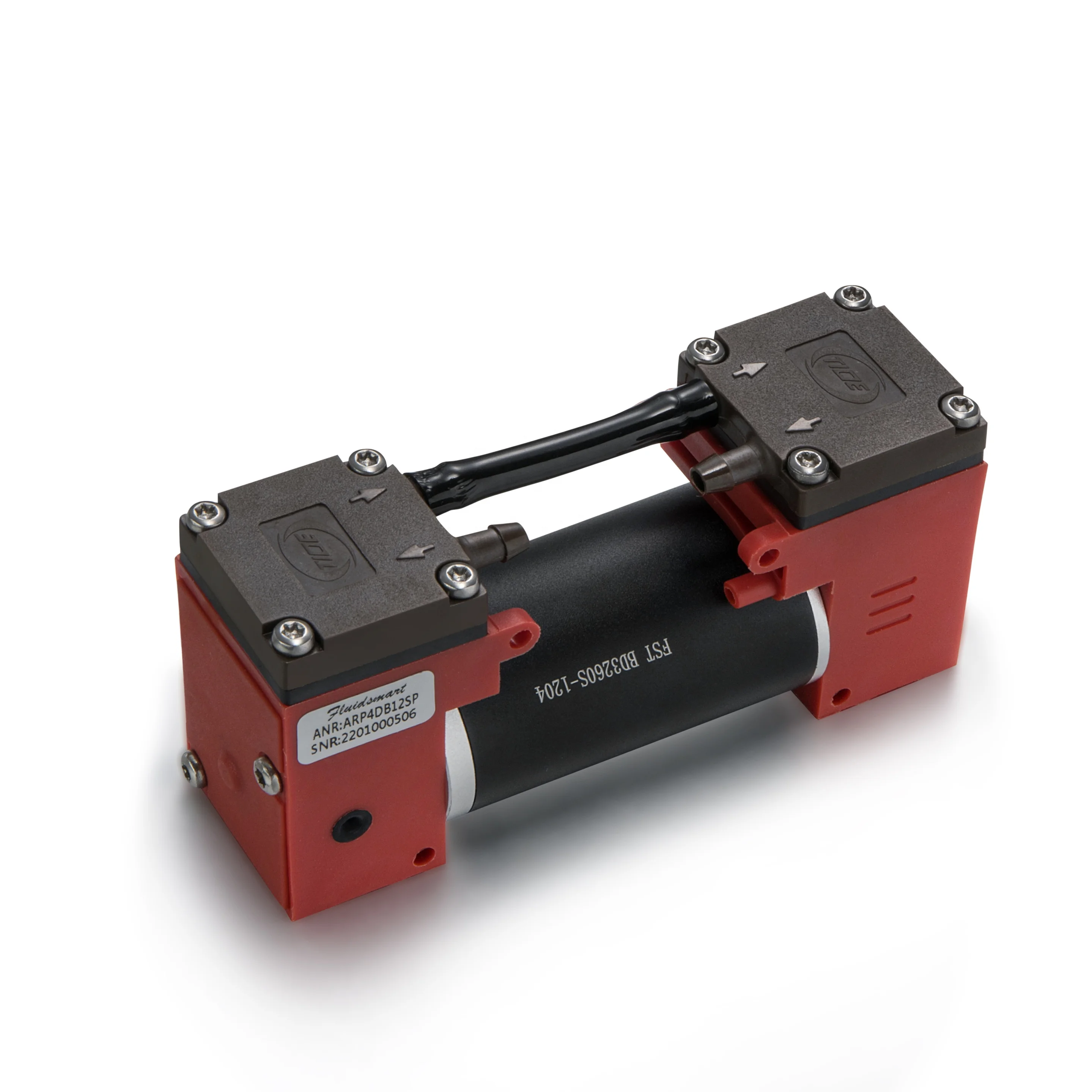 Fluidsmart ARP4DB12SP High Pressure Electric Air Vacuum Pump Double Head Micro Piston Pump Lab Gas Sampling Small Air Pump