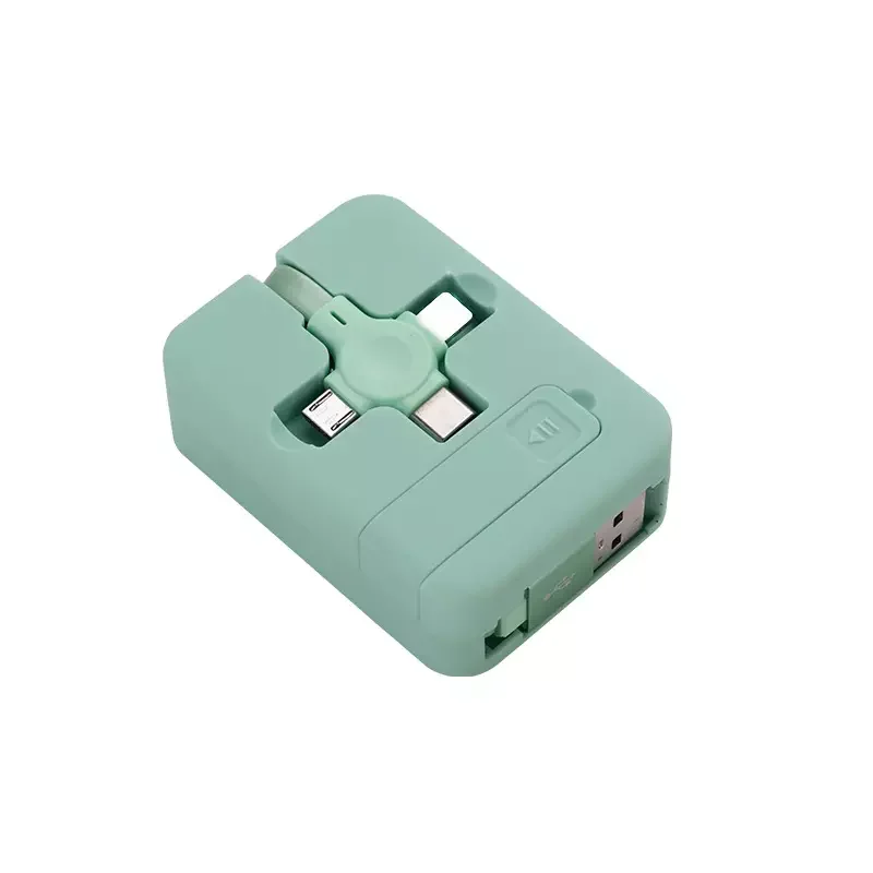 

Retractable Flat 3 In 1 Charging Usb Cable 3 in 1 storage retractable all in on usb charging cable with phone holder