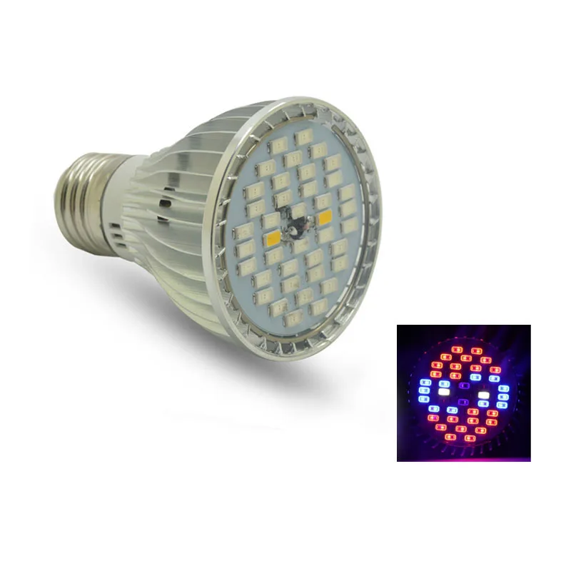 LED Phyto Lamp Full Spectrum 15W E27 LED Grow Light Fitolampy Bulbs 5730 SMD 40 LEDs Lamp For Plants Seeding