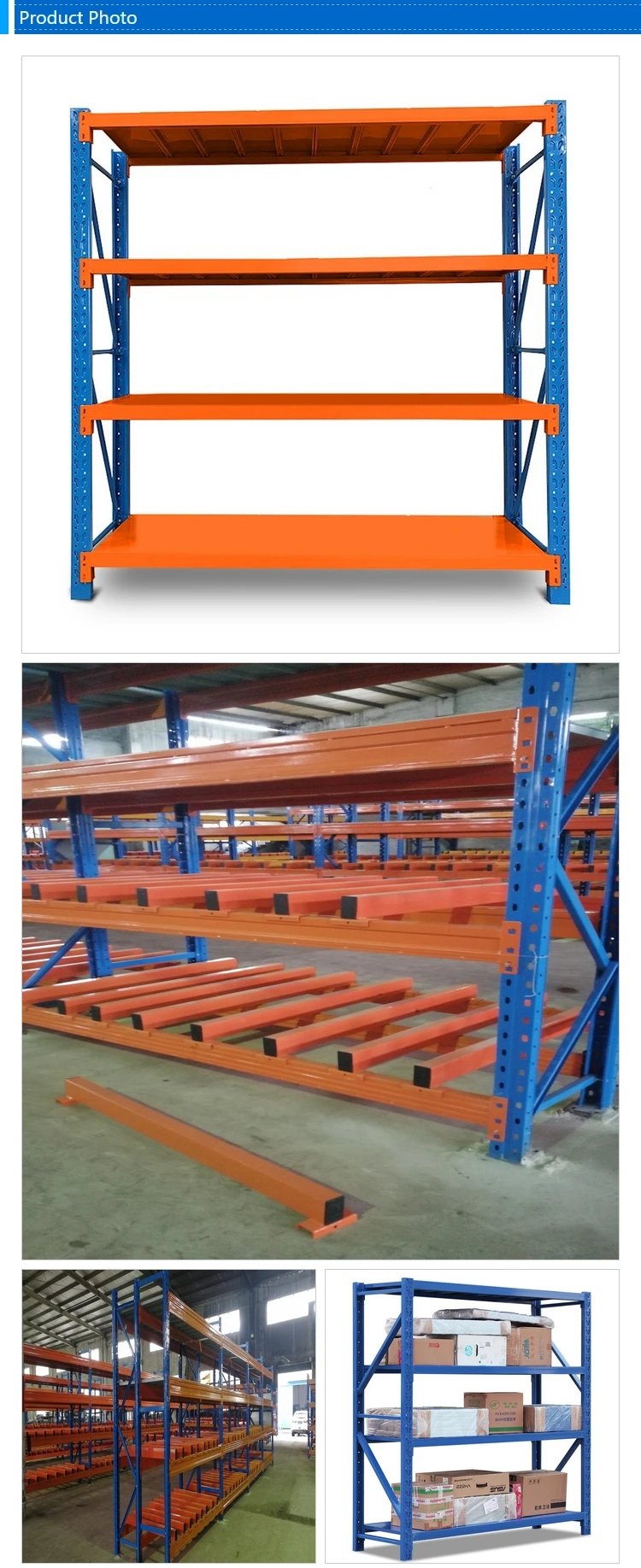 Pallet Racking Beams System Warehouse Pallet Racking Steel Used New