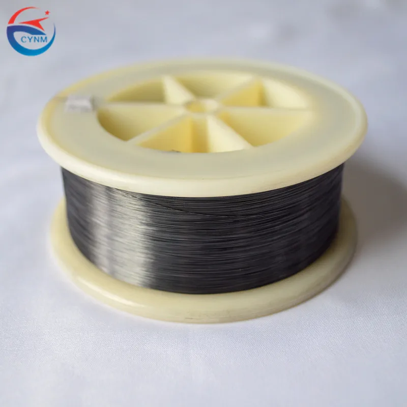 
50 micron Spiral tungsten filaments used in halogen lamps 