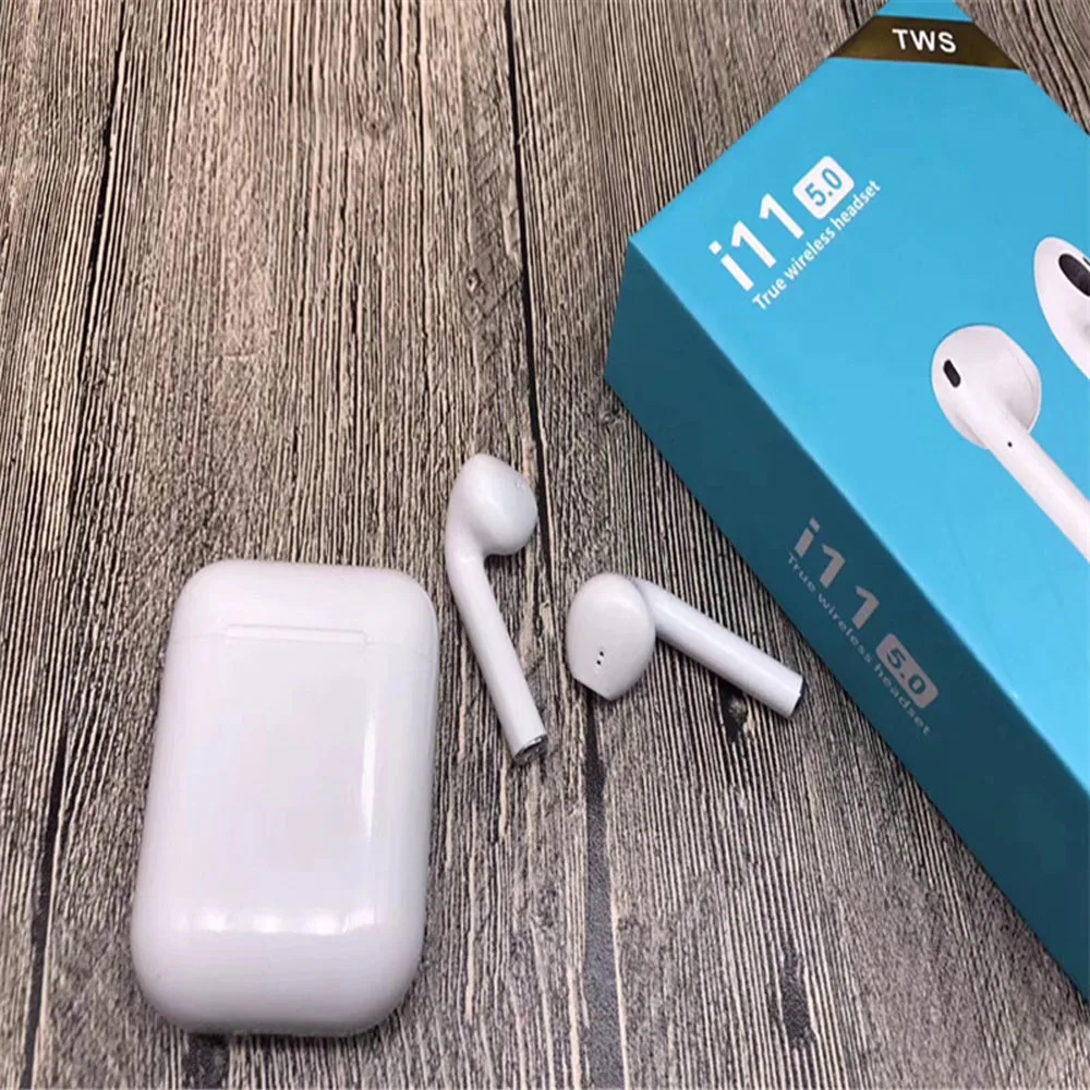 Touch Control i11 TWS Bluetooth 5.0 Stereo Earphone Wireless Mini Headset Earbuds With Charging Box - ANKUX.COM