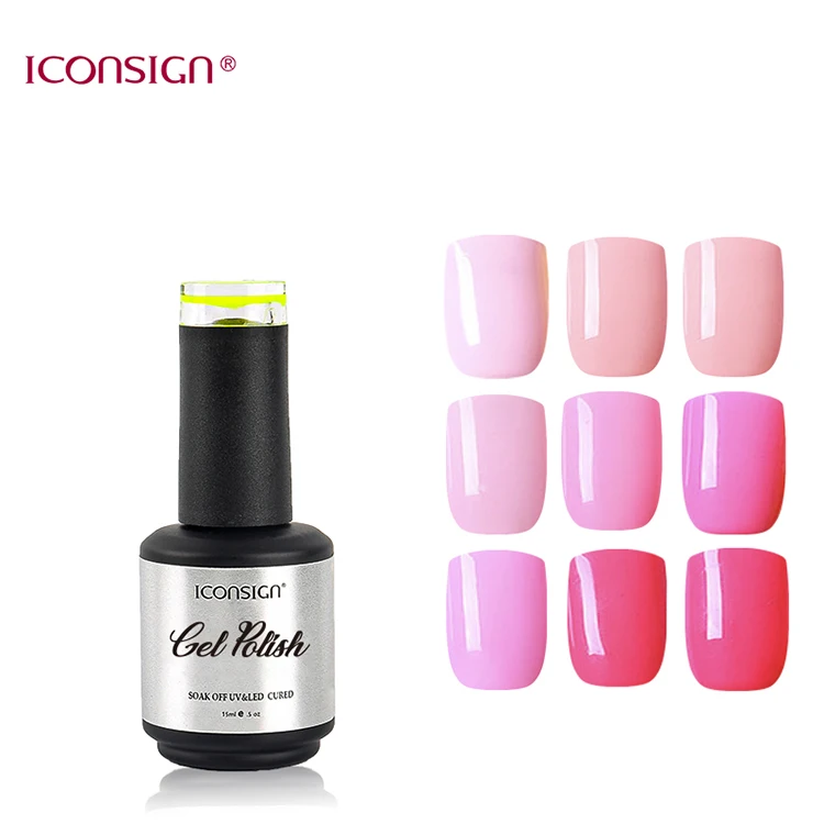 

15ml 2020 Iconsign OEM Baby Color Cheapest Place To Buy Easy Soak Off UV Gel Nail Polish, More than 120 colors