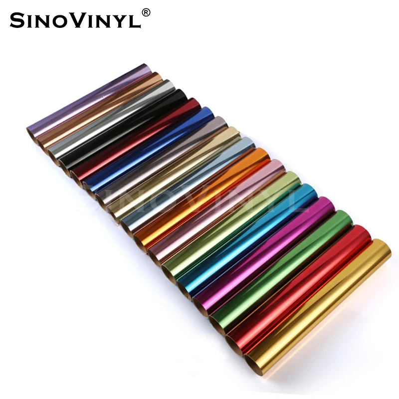 

SINOVINYL Easy To Cut 50CM Wide Easyweed Metallic Textil HTV Flex PU Cricut Iron On Heat Transfer Vinyl Roll For Polyester