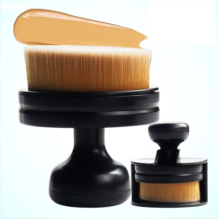 

Wholesale Professional Round Stamp Seal Shape Face Makeup Brush Brushes Foundation Brush