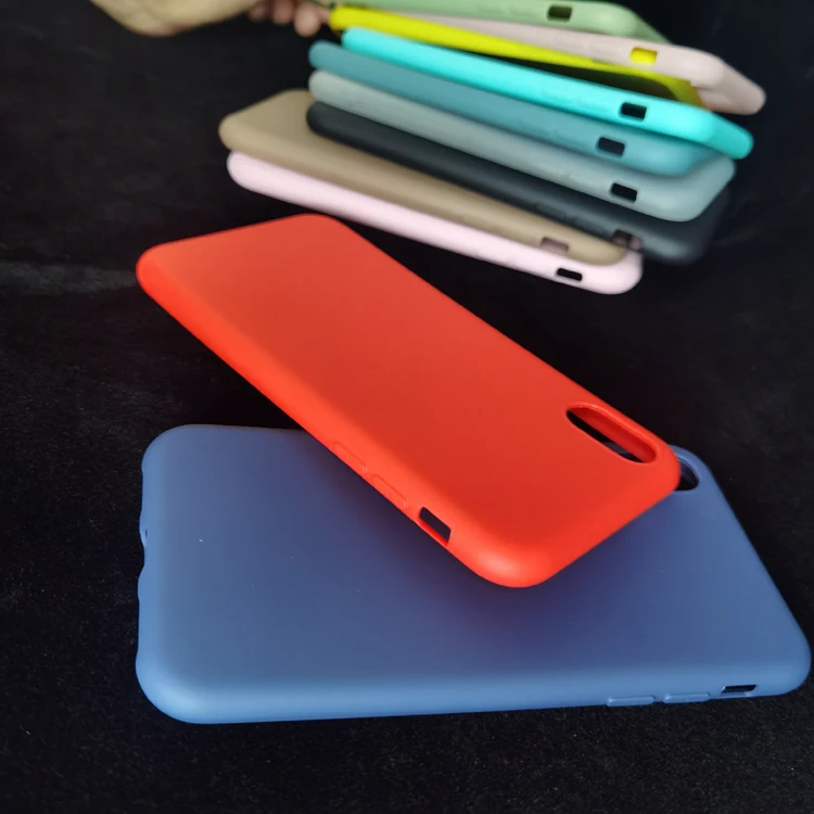 

Original 1.2mm Camera Protection Hole Design Silicone Color Soft TPU Matter Phone Back Cover Case For Samsung Galaxy S20 Plus, Black / clear