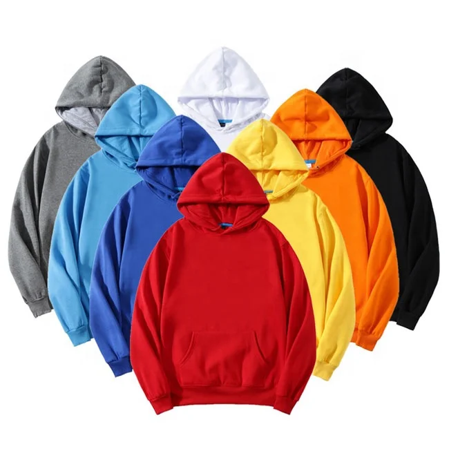 

wholesale 100% Cotton men's hoodies custom sweatshirts plain oversized hoodie, All pantone colors