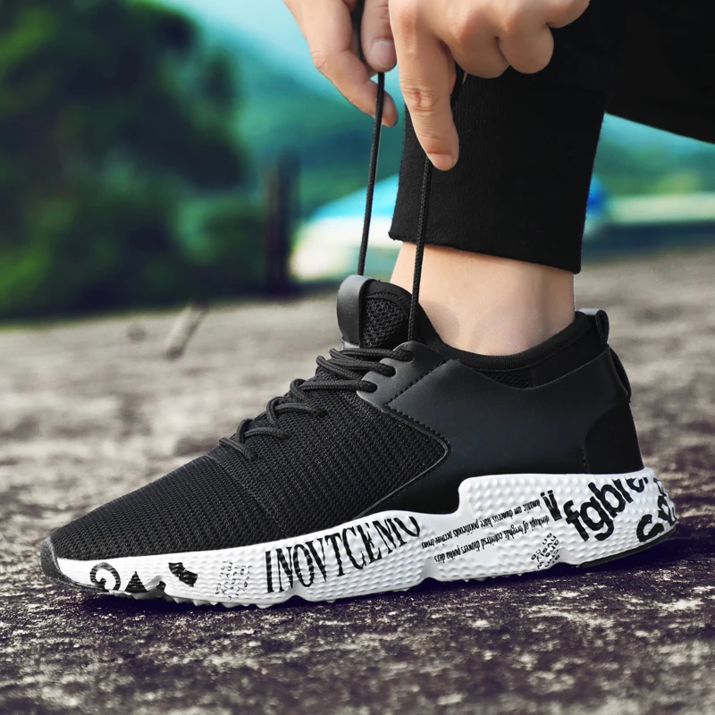 

High quality custom breathable mesh upper fashion campus fashion shoes socks mens casual sneakers for men sport shoes sneakers, Optional
