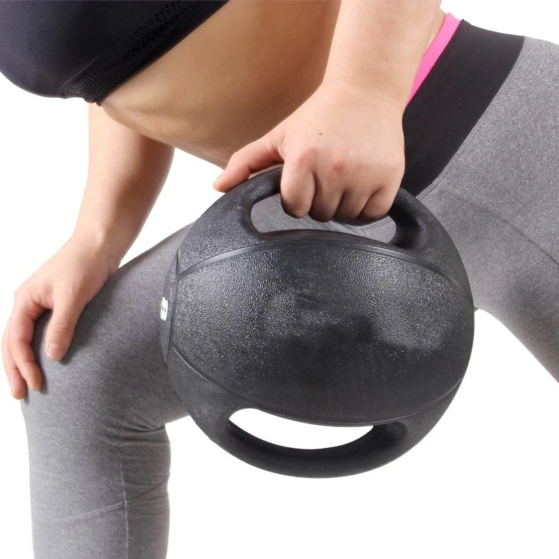 Double Handle Medicine Ball Dual Grip Medicine Balls Rubber Ball With Two Handles Buy Double