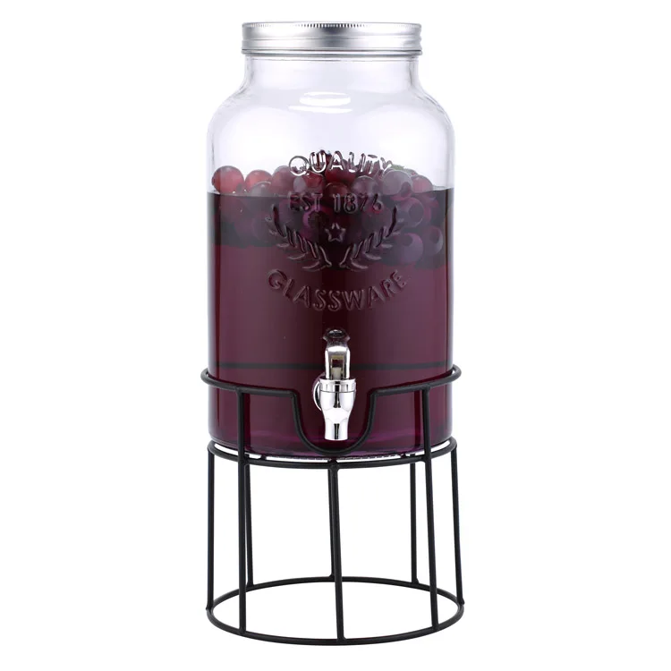 Easylife Glass Beverage Dispenser Juice Dispenser For Sale For Juice