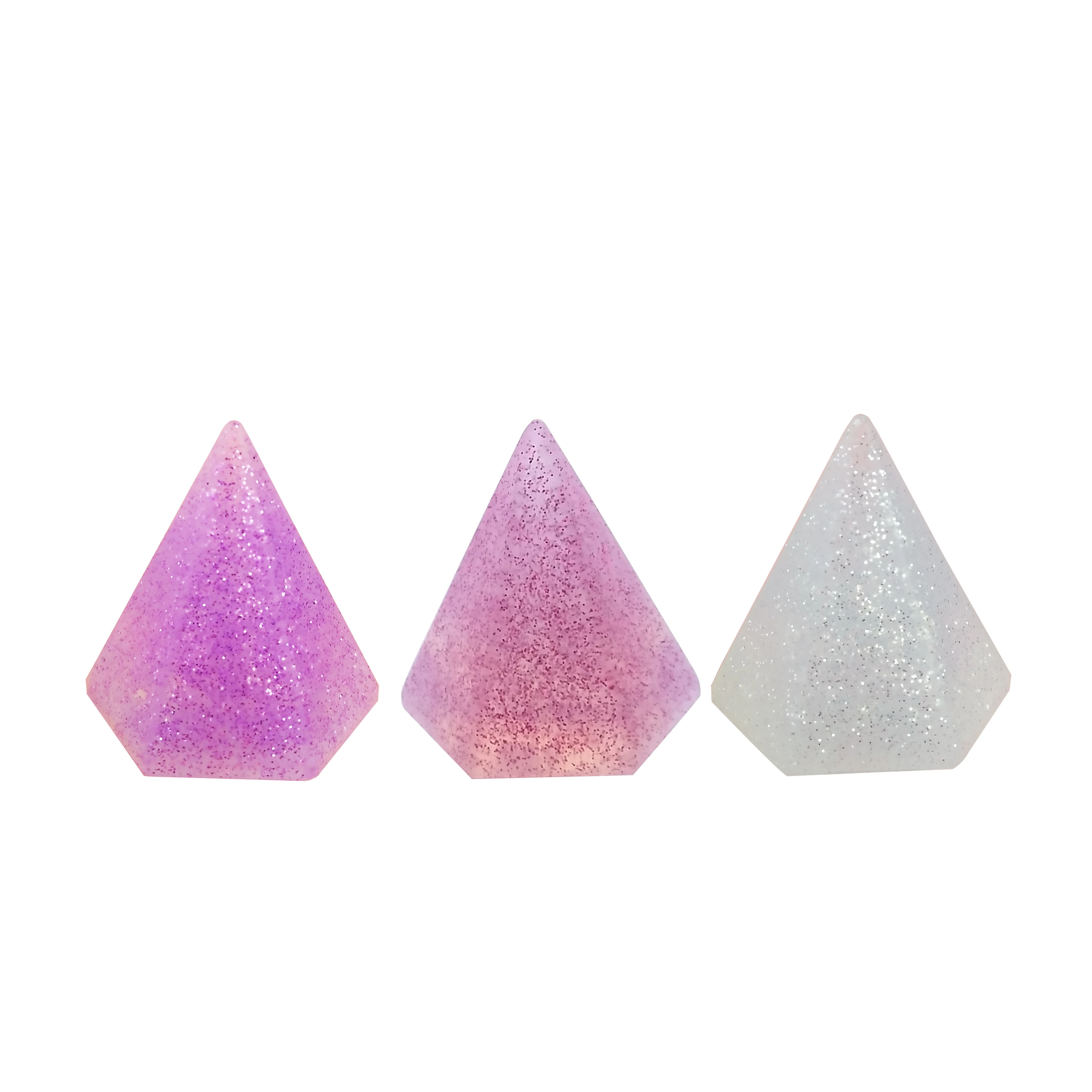 

Private Label Vegan Glitter Beauty Sponge Silicone Diamond Makeup Sponge