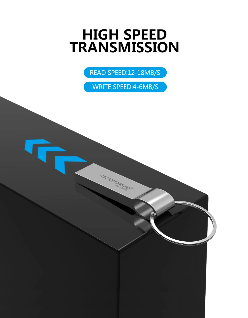 wholesale Custom Logo Stainless Steel Key chain USB pen drive 1GB 2GB 4GB 8GB 16GB 32GB 64g memory stick - ANKUX.COM