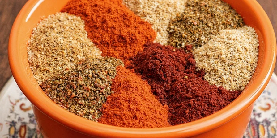 A colorful Indian spice market