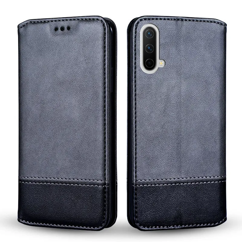 

Case for Oneplus Nord CE Core Edition 5G Luxury Leather Flip Cover With Magnetic Card Slot Coque for Oneplus Nord CE Case capa, Black