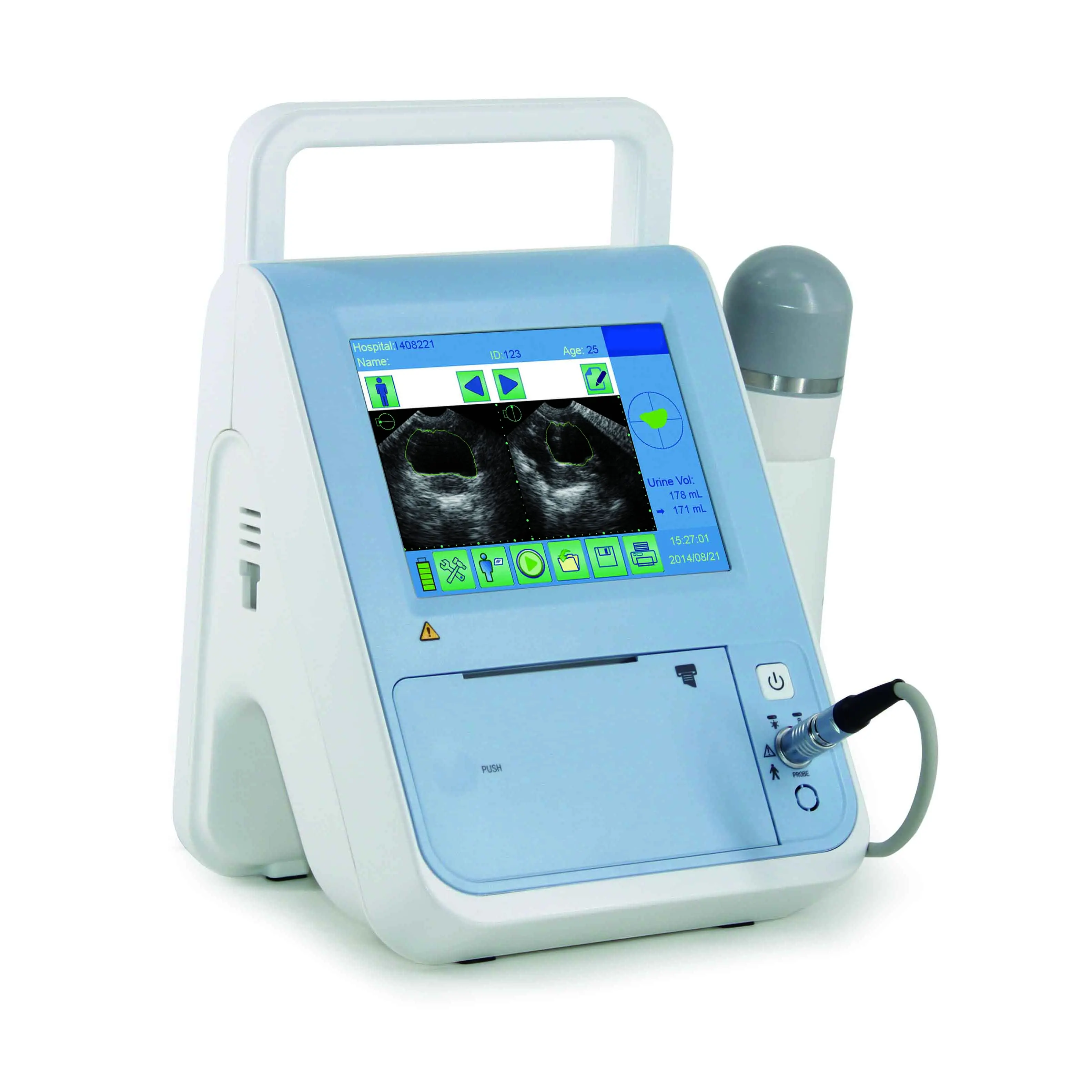 
CE approved USB port available ultrasound bladder scanner with 3D probe for urology and obstetrics 