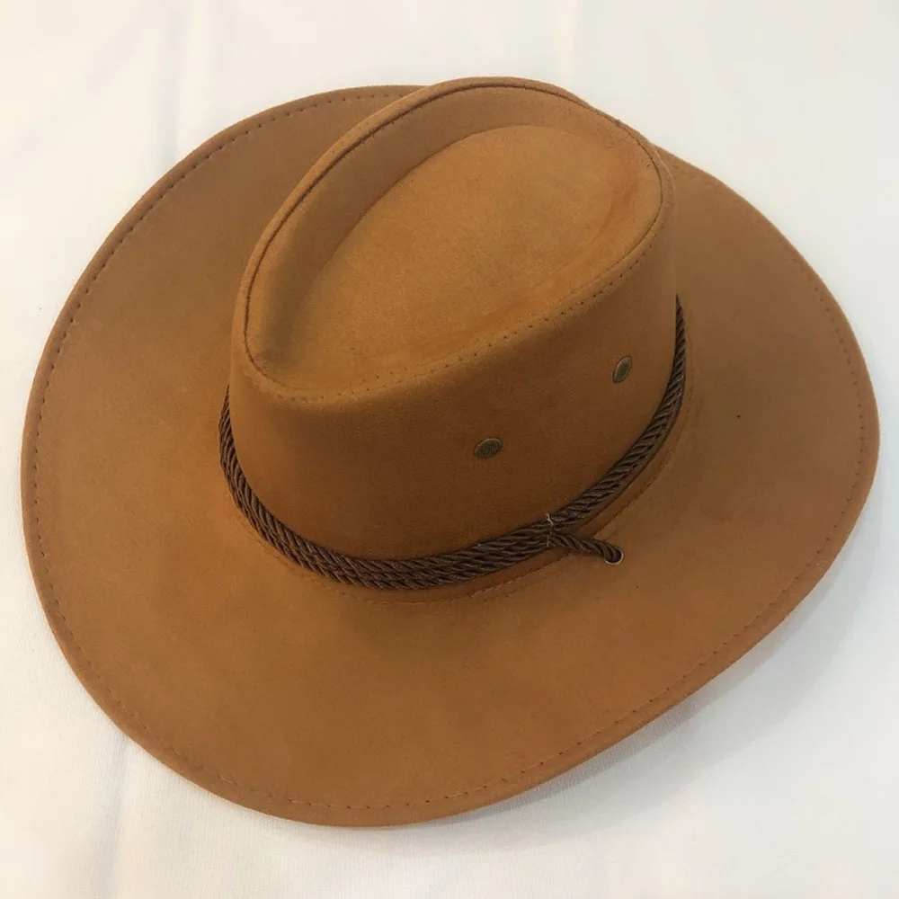 Western Men Faux Suede Cowboy Hat Cheap Buy Cowboy Hat,Western Cowboy
