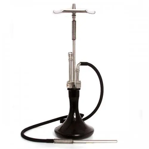 

Single Hose Glass Vase Steel Magnalia Rustproof VZ Hookah, Picture