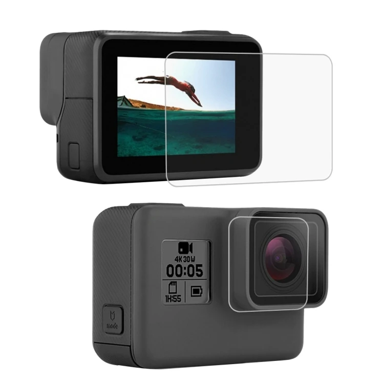 

Dropshipping PULUZ Lens HD Screen Protector + LCD Display Tempered Glass Film for GoPro HERO7 Black HERO7 Silver HERO7 White 6 5