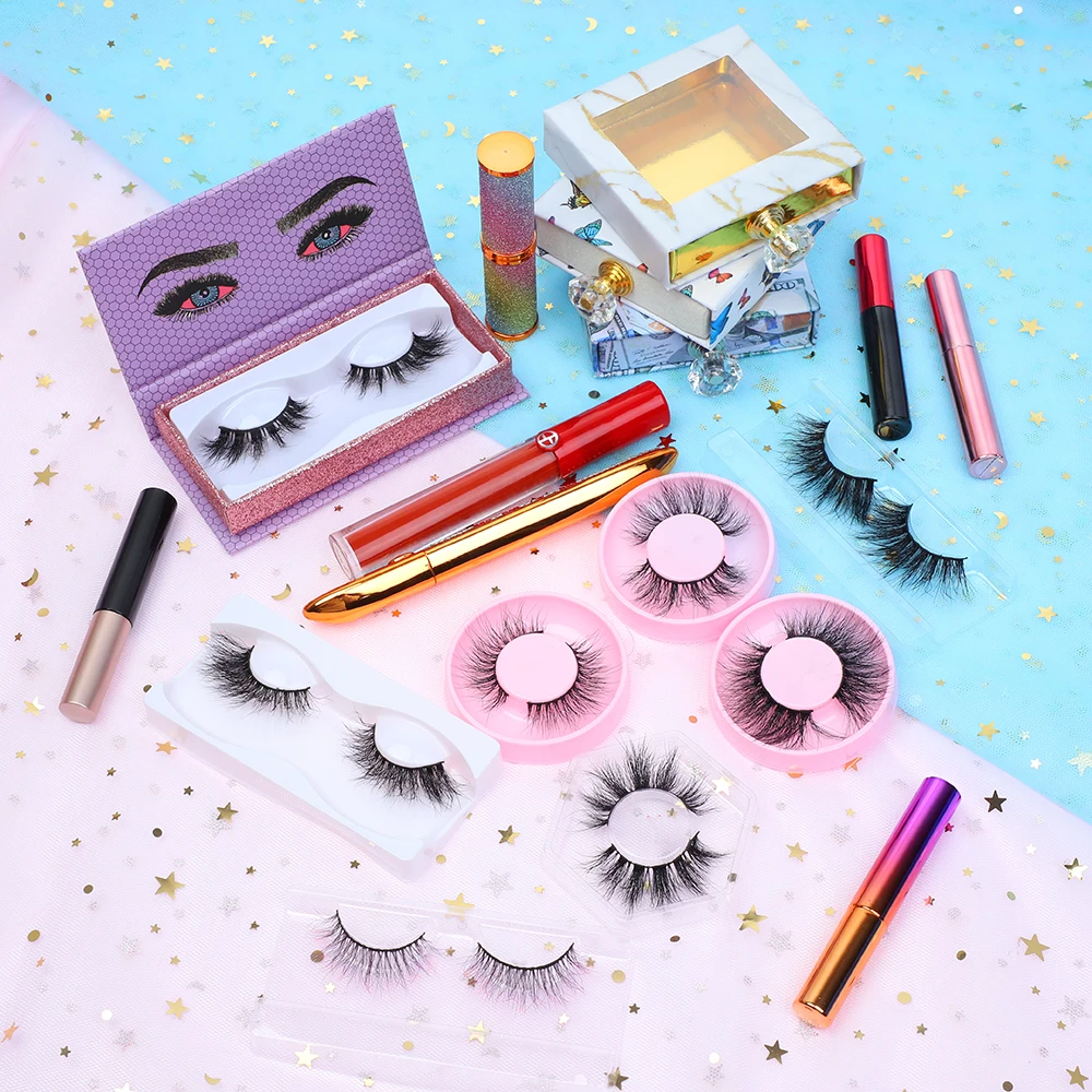 

Wholesale Private Label 3d 5d Super Fluffy Mink Eyelashes Other Eyelashes Custom Lash Boxes Eyelash Holder