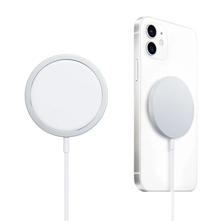 

Ultra Slim 15W Max Fast Wireless Charging Pad for iPhone 12 11 Magnetic Wireless Charger station