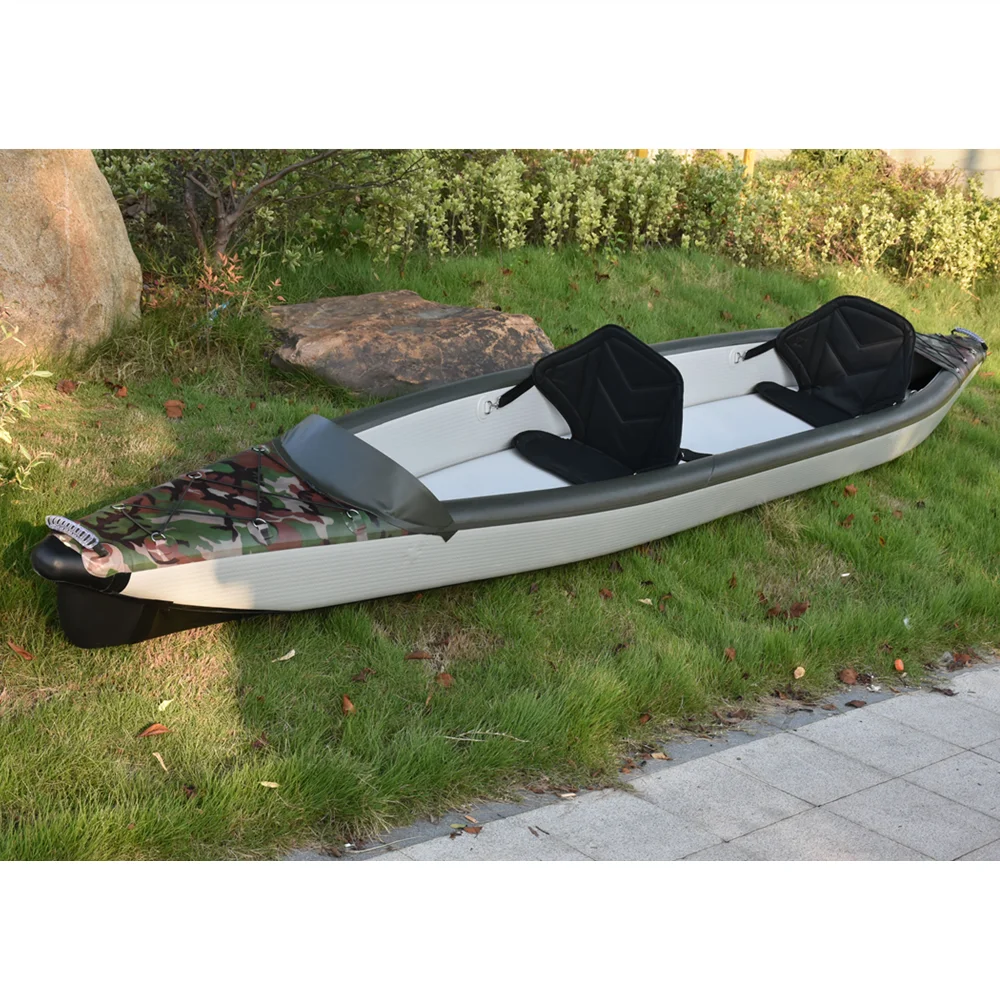 
2020 OEM Design Double Seat Drop Stitch Kayak Inflatable 2 Person For Sale 