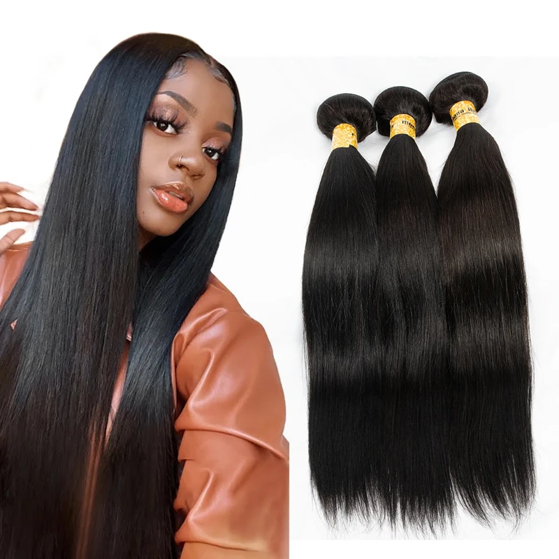 Wholesale Cuticle Aligned Raw Hair Bundles Vendor 100 Unprocessed Virgin Human Hair Extension 12A Grade Indian Raw Hair Supplier