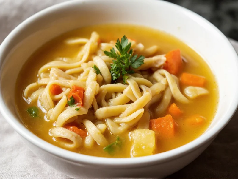 Classic Chicken Noodle Soup: Authentic Recipe & Essentials