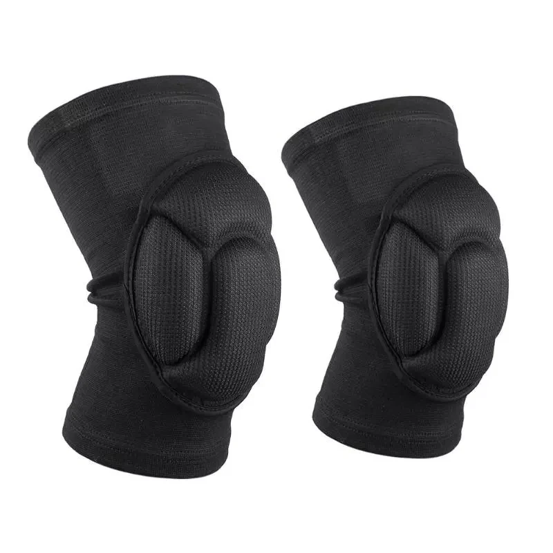 

Wholesale Thicken Sponge Knee Pads Anti collision Kneecap Fitness Sports Protective Guards Rodillera Moto Genouillere Kneepads