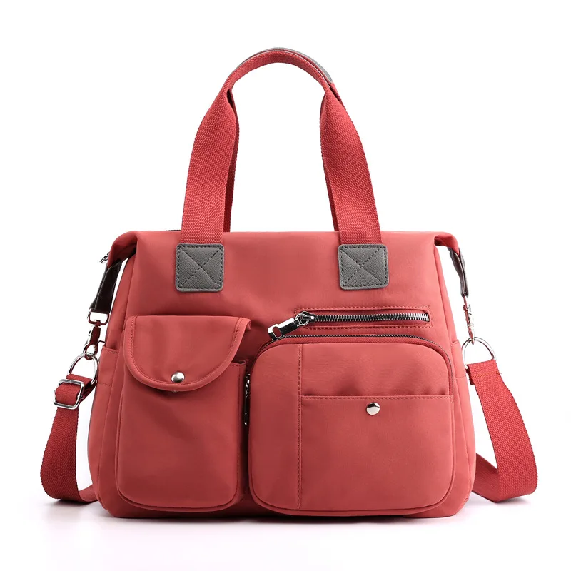 

Durable portable nylon large capacity mommy travel handbag