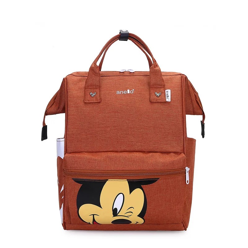 

2021 Vegan Maternity Leather Backpack Baby Nappy Bags Diaper Bag With Bed