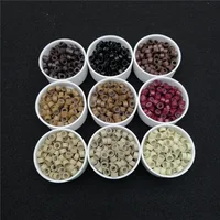 

5.0mm Aluminum Silicone Lined Micro Rings for I tip Hair Extensions