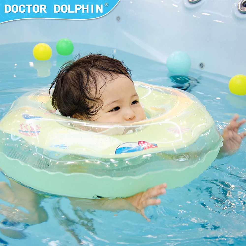 

Baby Swimming Neck Ring Dolphin kids float pool bathing neck ring inflatable swimming ring, Leopard