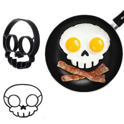 

LOVE'N LV617K DIY skull human head omelet kitchen baking tools cake mold omelet molds silicone mold