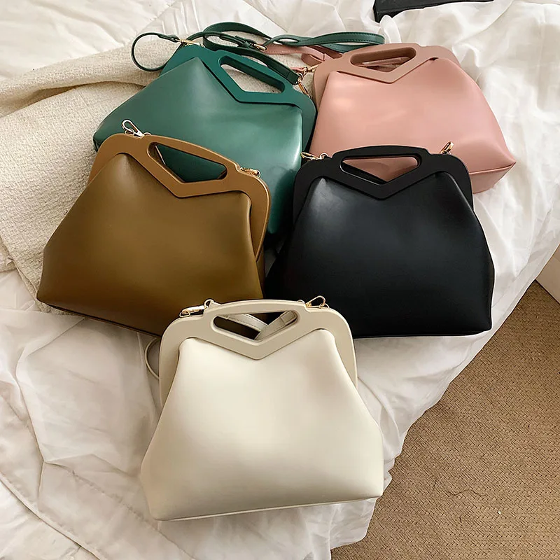 

Newest Fashion Handbags 2022 Young Lady Hot Sell Leather Bags Ladies Simple Style Purses For Woman