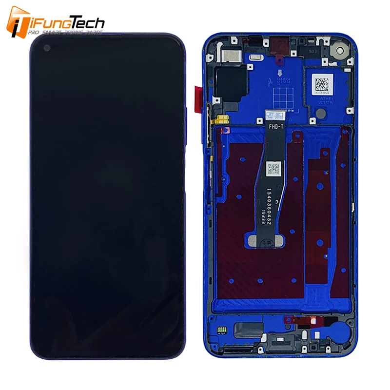 

6.26" Original for Huawei Honor 20 LCD Display + Frame Screen Touch Digitizer Assembly LCD Display, Black, dark blue