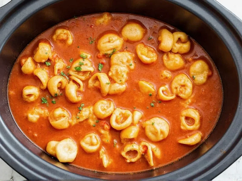 Perfect Tortellini Soup Crock Pot Recipe: Easy & Delicious