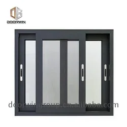 Hot sale wood aluminium frame french low-e glass interior wooden grey glass casement window