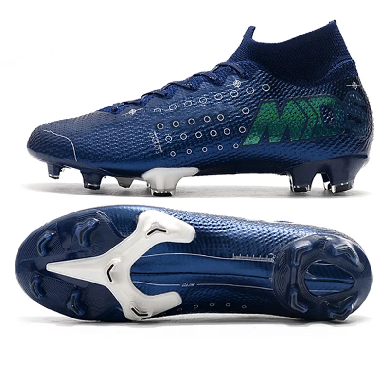 

Original branded superflyers cr7 football boots FG spike high top men sport durable OEM logo fashion soccer shoes