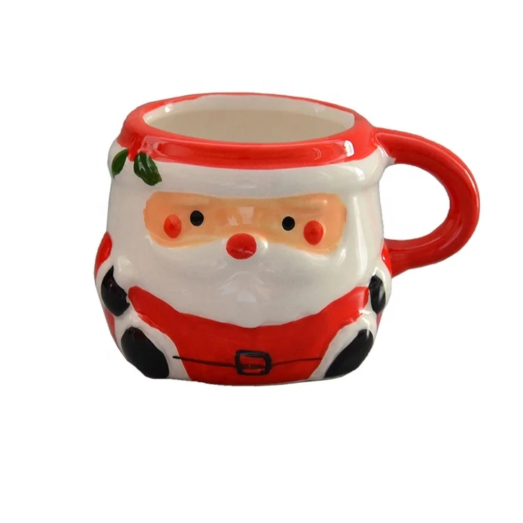 

Western style factory hot sell baby like christmas gift use 101-200ml ceramic coffee drinking water mug cup, As detailed page