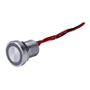 Short Type 12V O-Ring Led Touch Tact IP68 Small Waterproof Mini Push Button 12mm Piezo Switch With Wires