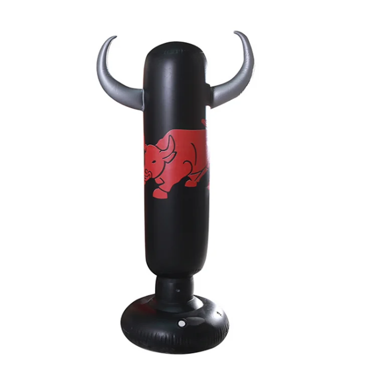 

Freestanding Fitness Inflatable Punching Tower Boxing Bag for Adults, Horn, zhongyuan scholar, dark angel