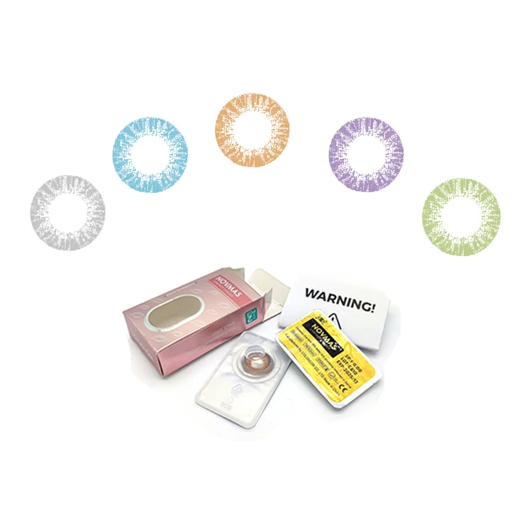 

Novmas 1 Color Contact Lenses Wholesale Wholesale Yearly Soft Dreamlike Colored Lenses