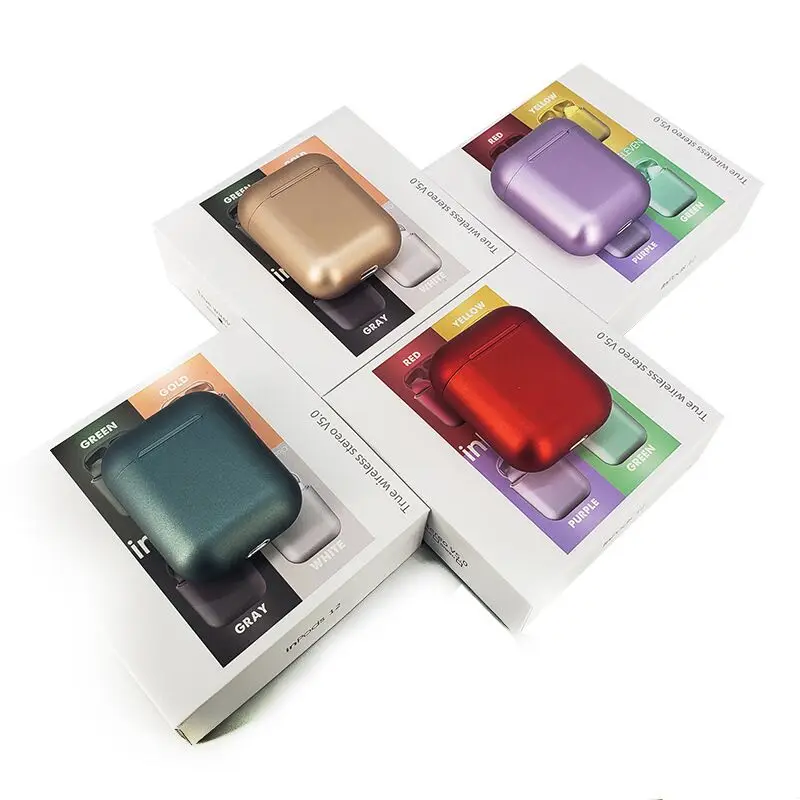 inPods 12 Eleven Pro i12 Metallic Color Finished TWS Earphones for Mobile Phones - ANKUX.COM
