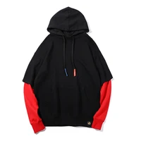 

high quality embroidery custom hoodie streetwear 100% Cotton sweatshirt men