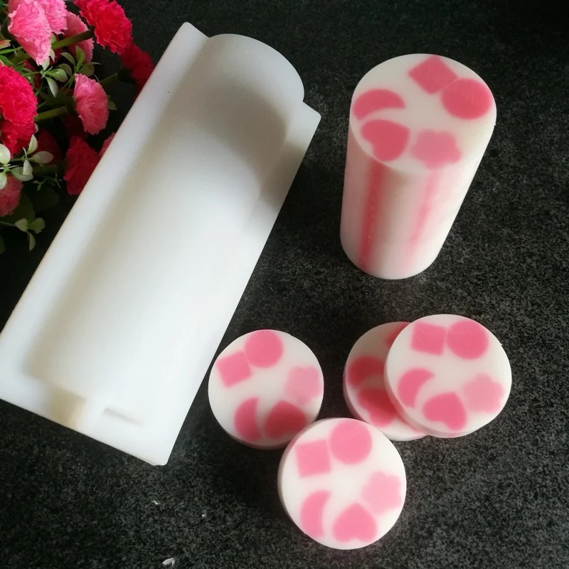 

Silicone Big Cylinder Soap Mold Round Tube Column Mould Embed Soap Making Supplies Tool 1000ml